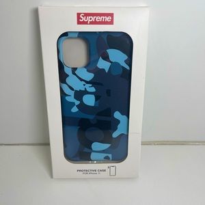 Supreme Blue Camo Iphone 11 Case